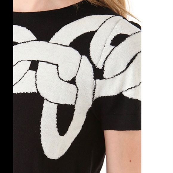 Diane Von Furstenberg Kivel Chain Sweater Dress - Picture 4 of 7